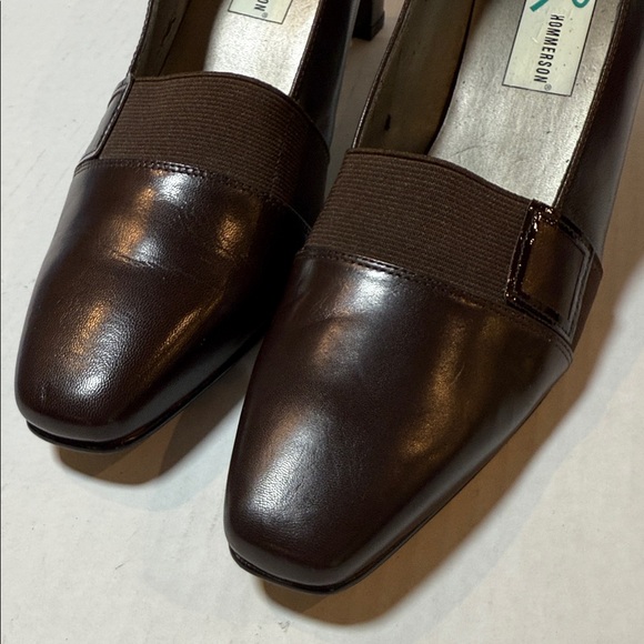 Ros Hommerson Dark Brown Leather Heels - Picture 8 of 9